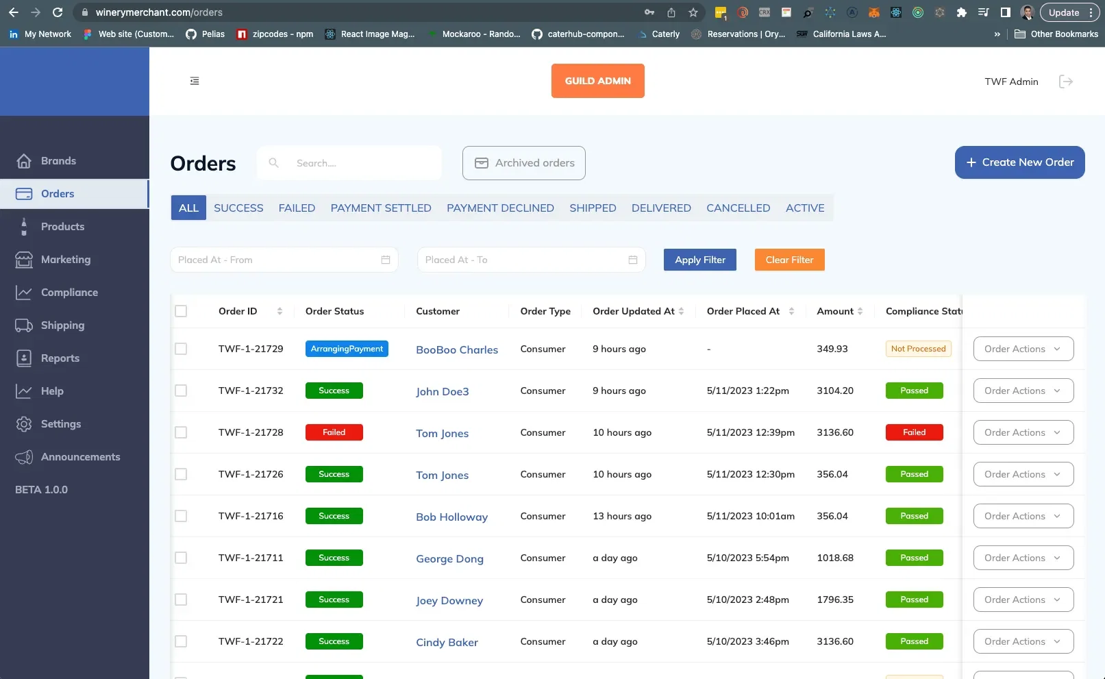 Wine Foundry Multi-Vendor E-Commerce